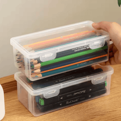 carryease portable desktop pencil case & office supplies storage box