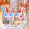 SweetHeart Large Capacity Cute Stationery Storage Box For Desk Organization 7