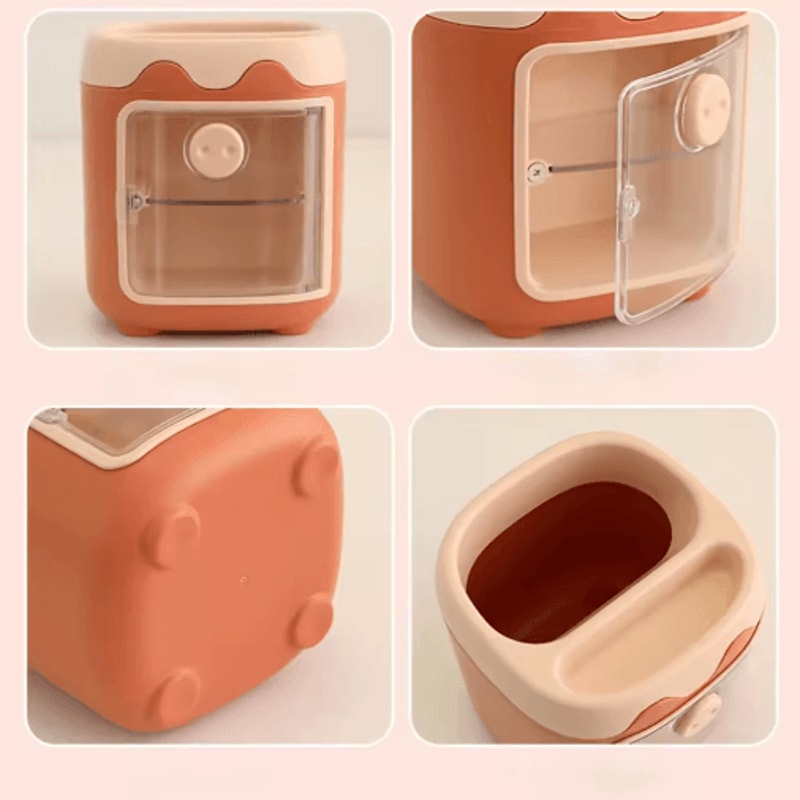 Kawaii Large Pen Holder Multifunction Desk Organizer For Stationery And Makeup 5