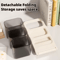 FlexiStore Foldable MultiCompartment Desk Organizer For Pens Tea Coffee Pods 3