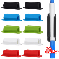 flexgrip portable silicone pen holder clip for laptop & desk