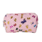 Glossy Butterfly PU Leather Pencil Case For Office Study 3