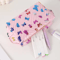 Glossy Butterfly PU Leather Pencil Case For Office Study 5