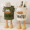 FunCartoon Desk Pen Holder With Random Letter Stickers 0