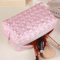 GlimmerBloom Floral Glitter Stationery Pouch For Study Office 5