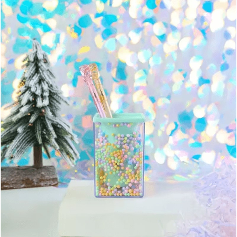 PiggyPop Colorful Acrylic Drawer Pen Holder MultiGrid Desk Organizer 1