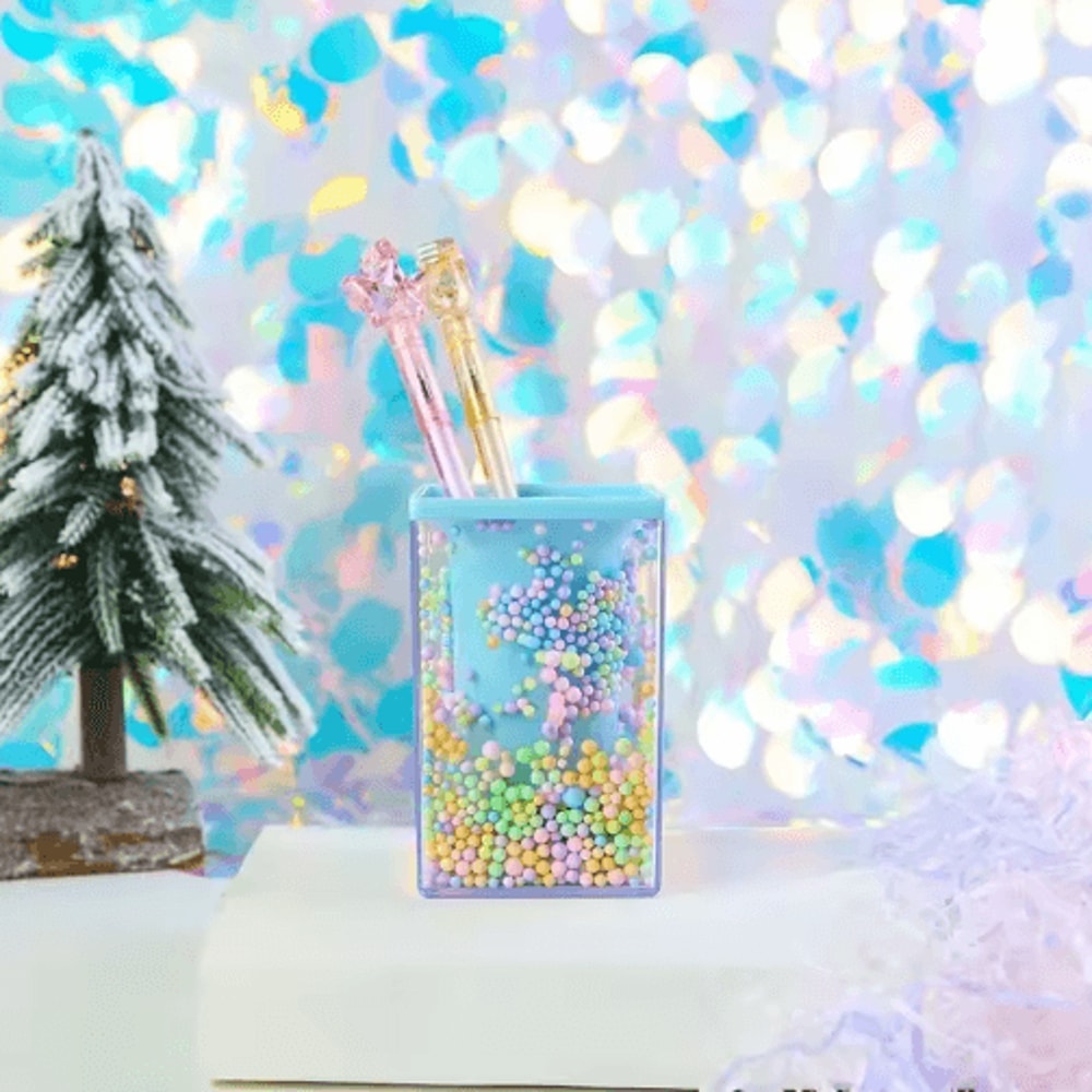 PiggyPop Colorful Acrylic Drawer Pen Holder MultiGrid Desk Organizer 3