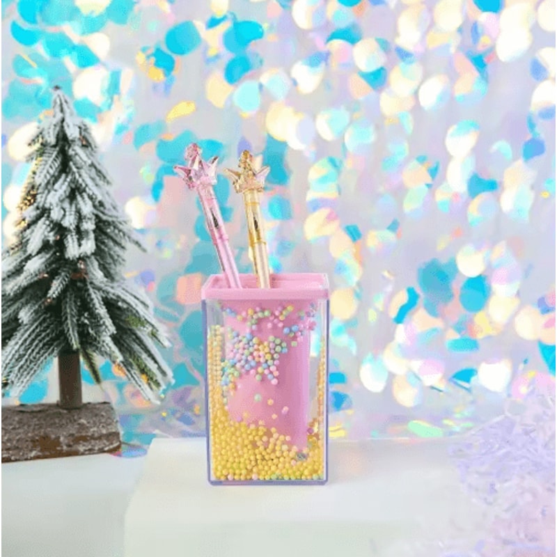 PiggyPop Colorful Acrylic Drawer Pen Holder MultiGrid Desk Organizer 5