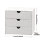 StackSpace 3Layer White Plastic Drawer Rack Organizer For Desk 1