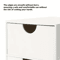 StackSpace 3Layer White Plastic Drawer Rack Organizer For Desk 3