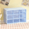9 Grid Transparent Desktop Storage Organizer With Wall Mounted Option 2