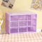 9 Grid Transparent Desktop Storage Organizer With Wall Mounted Option 4