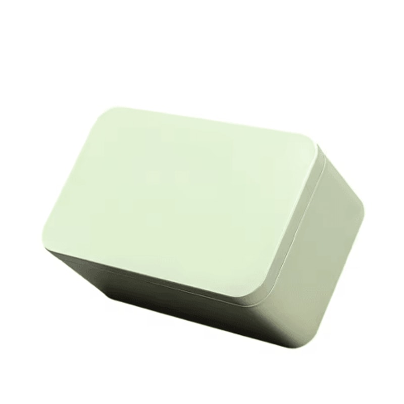 Exquisite Square Metal Tea Storage Tin With Easy Open Lid 2