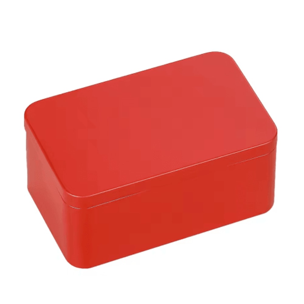 Exquisite Square Metal Tea Storage Tin With Easy Open Lid 3