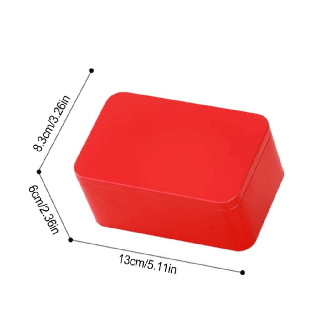 Exquisite Square Metal Tea Storage Tin With Easy Open Lid 9