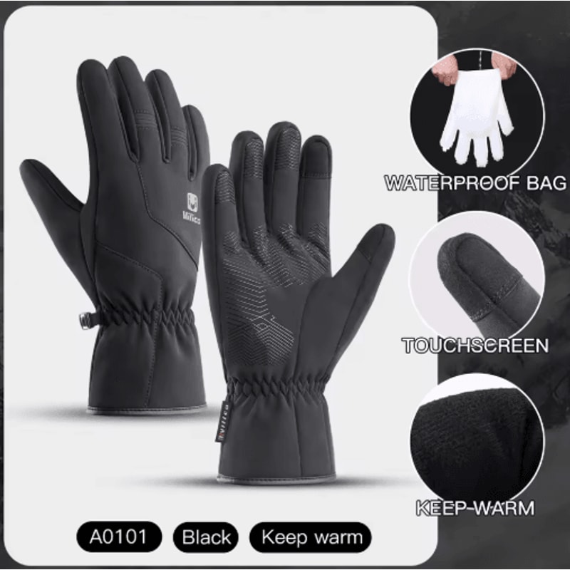 Waterproof Winter Touchscreen Gloves For Men And Unisex Outdoor Sports 2