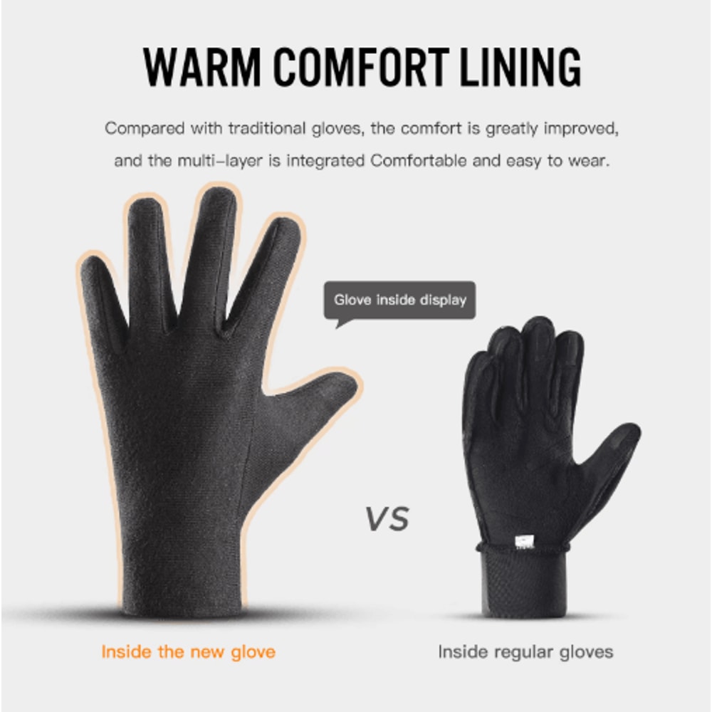 Waterproof Winter Touchscreen Gloves For Men And Unisex Outdoor Sports 4