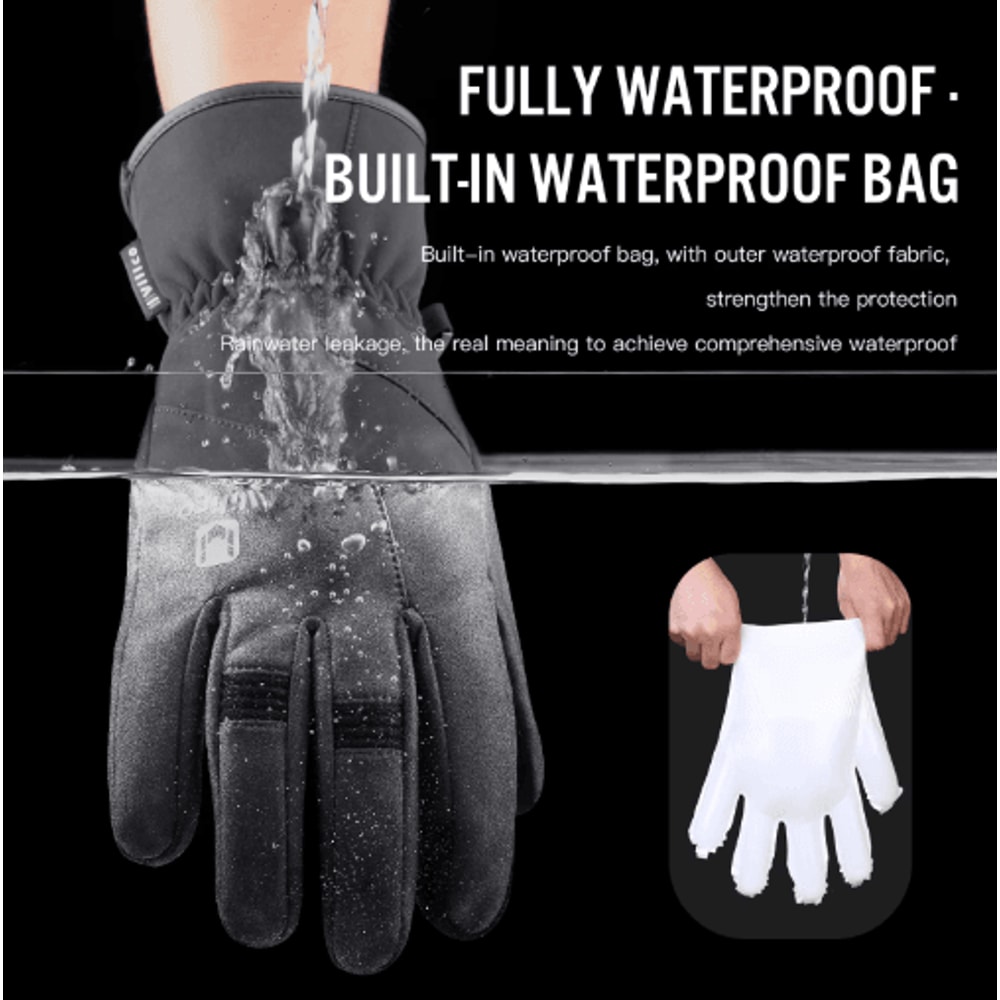 Waterproof Winter Touchscreen Gloves For Men And Unisex Outdoor Sports 5