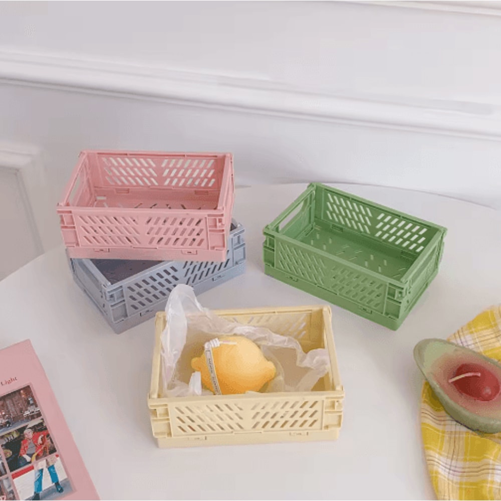 Mr Paper Stackable Foldable Plastic Desktop Stationery Organizer 8