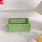 Collapsible Plastic Folding Storage Crate For Desktop And Home Organization 2