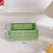 Collapsible Plastic Folding Storage Crate For Desktop And Home Organization 2