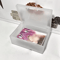 SKYSONIC Frosted Transparent Storage Box For Cards And Stationery 6