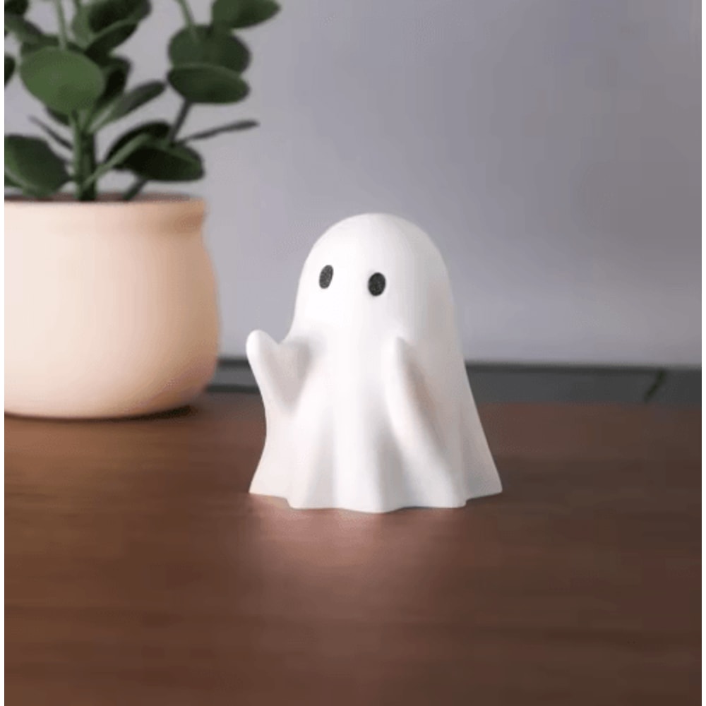 Funny Ghost Pen Holder Spooky Desk Organizer Figurine 2