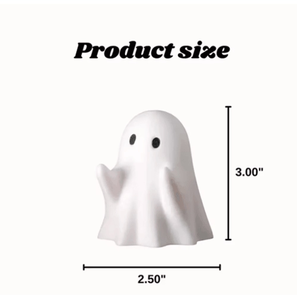 Funny Ghost Pen Holder Spooky Desk Organizer Figurine 3