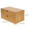 Bamboo Desktop Organizer With 2 Drawers For Minimalist Office Storage 1