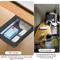 Self Stick Under Desk Drawer Organizer Hidden Storage Tray 7