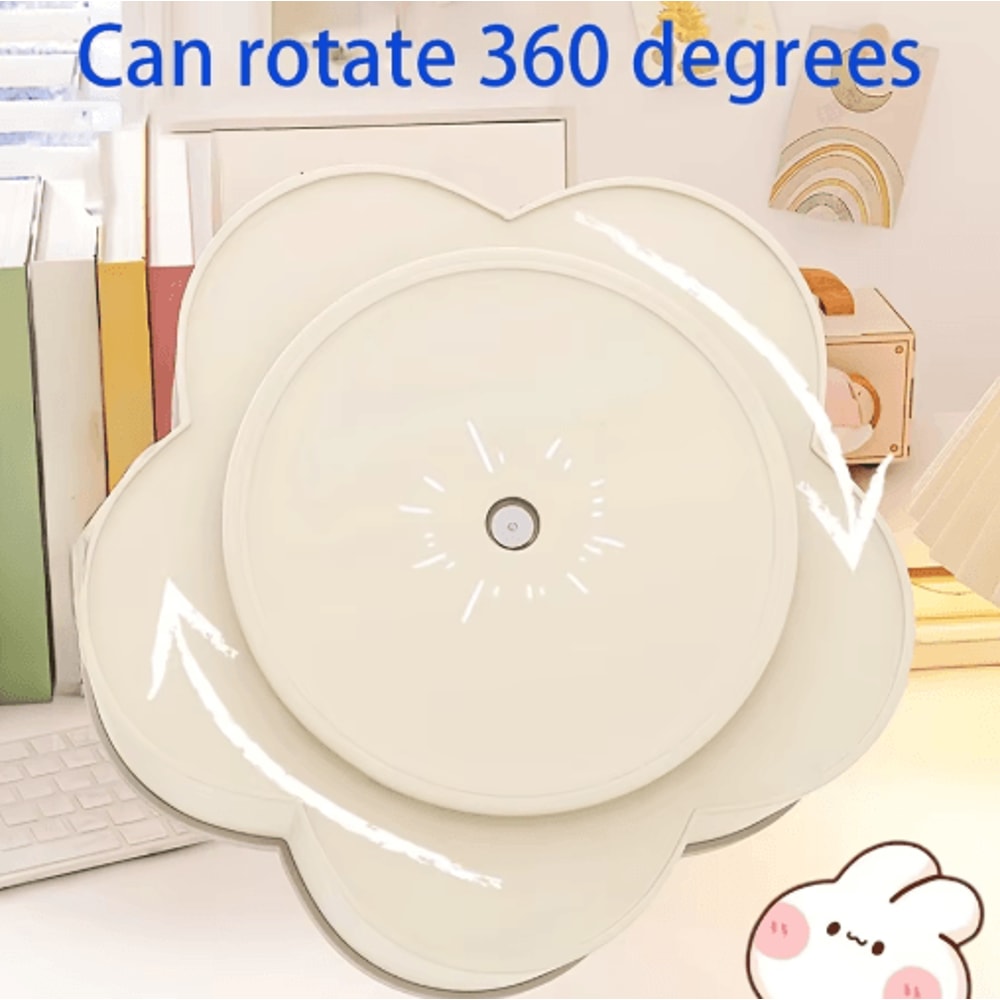 360 Degree Rotating Desk Organizer Multi Compartment Storage Caddy 5