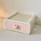 Sweetheart Pink Drawer Storage Box Desktop Makeup And Desk Organizer 5