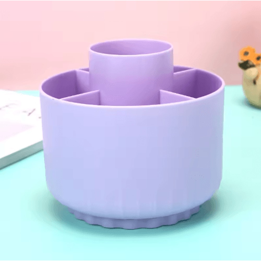 INS Style Rotating Pen Holder Large Capacity Aesthetic Desk Organizer 1