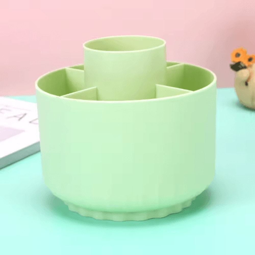 INS Style Rotating Pen Holder Large Capacity Aesthetic Desk Organizer 2