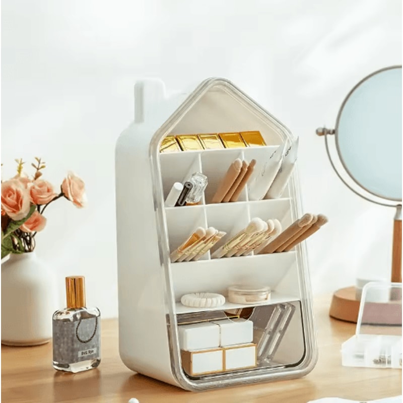 Japanese Style Horizontal Pen Holder With Slanted Compartments 3