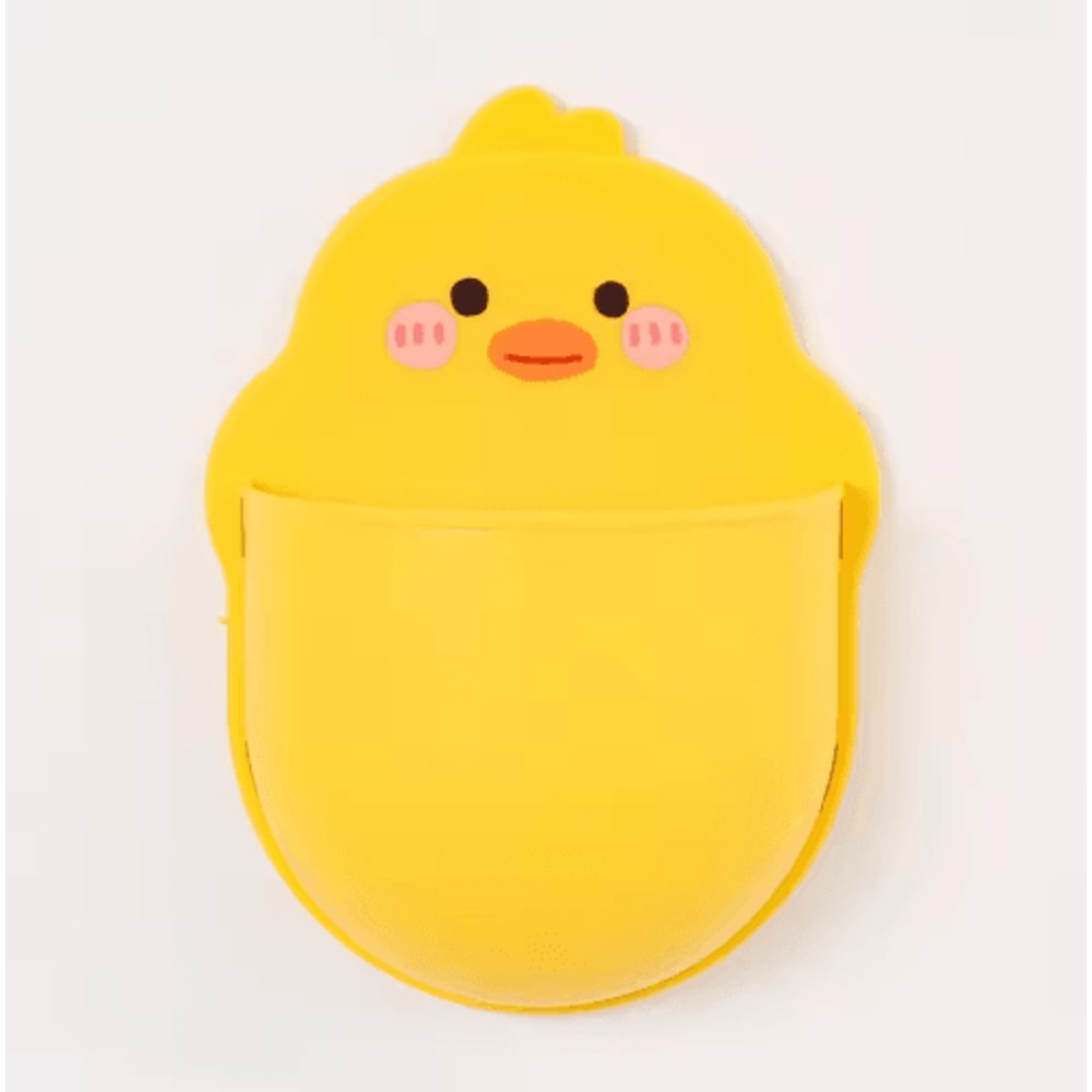 Adhesive Desk Organizer Pen Phone Holder Cute Space Saving Storage Rack 2