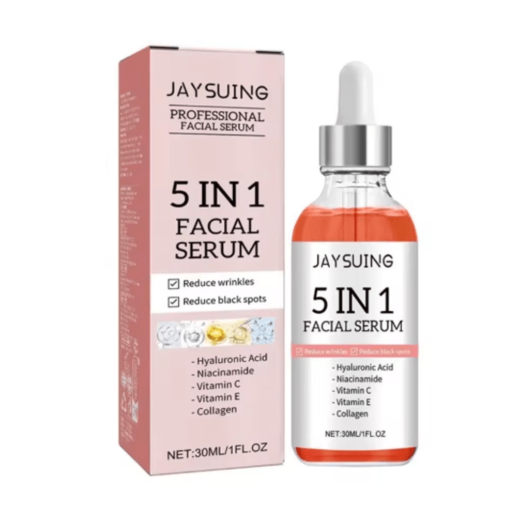 5in1 Vitamin C Hyaluronic Acid Face Serum Firming Pore Refining Skin Care 1