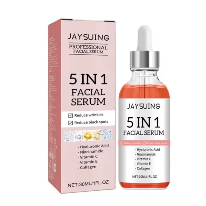 5in1 Vitamin C Hyaluronic Acid Face Serum Firming Pore Refining Skin Care 1
