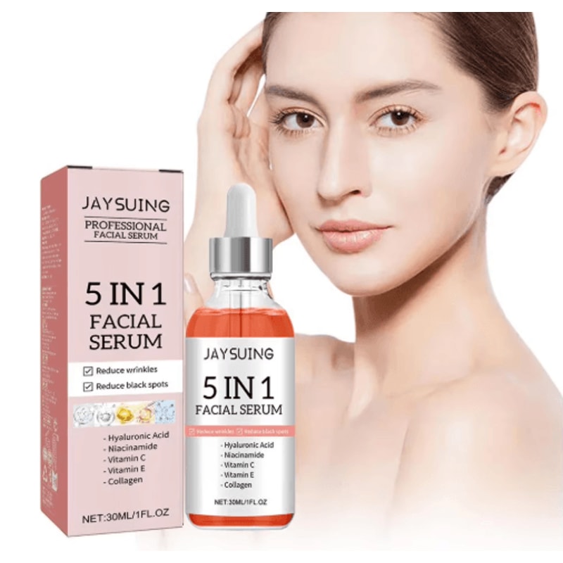 5in1 Vitamin C Hyaluronic Acid Face Serum Firming Pore Refining Skin Care 2