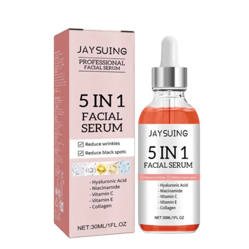 5in1 Vitamin C Hyaluronic Acid Face Serum Firming Pore Refining Skin Care 0