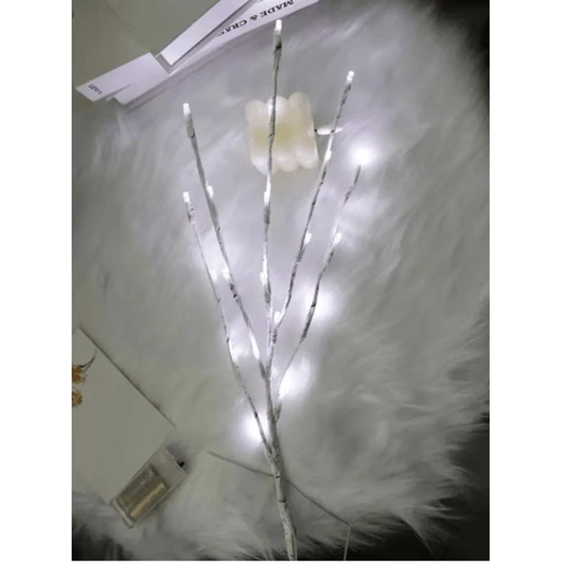 White Birch Branch LED Twig Lights Battery Operated Decorative Tree Lights 1