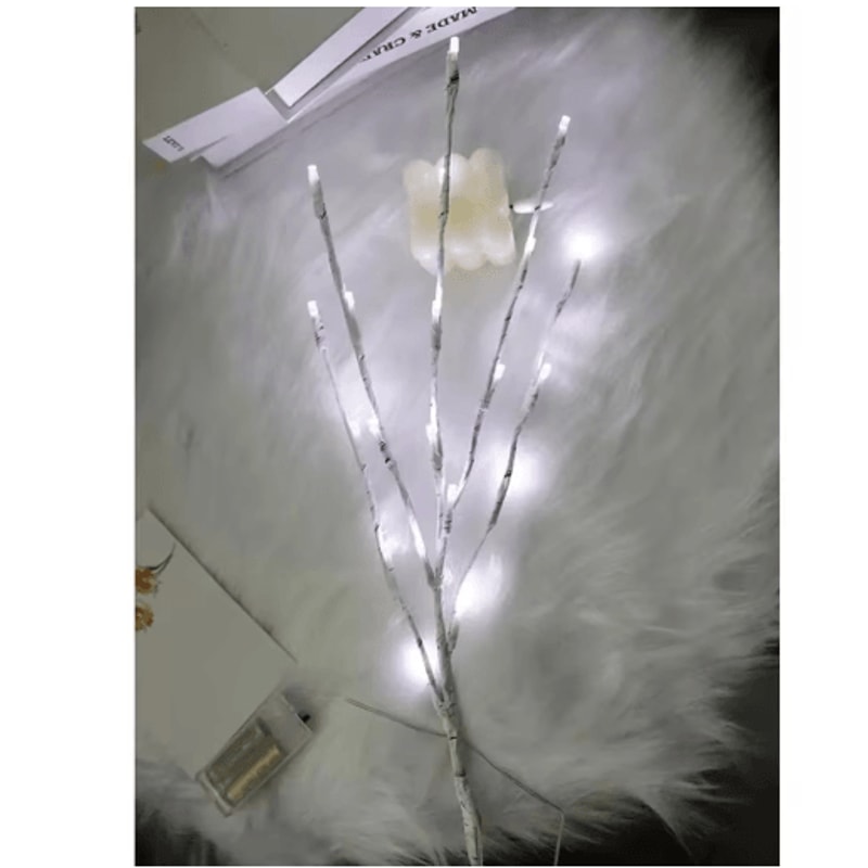 White Birch Branch LED Twig Lights Battery Operated Decorative Tree Lights 7