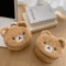 Anime Relaxed Bear Plush Makeup Bag Cute Cosmetic Jewelry Organizer Pouch 3