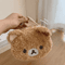 Anime Relaxed Bear Plush Makeup Bag Cute Cosmetic Jewelry Organizer Pouch 6