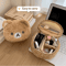Anime Relaxed Bear Plush Makeup Bag Cute Cosmetic Jewelry Organizer Pouch 0