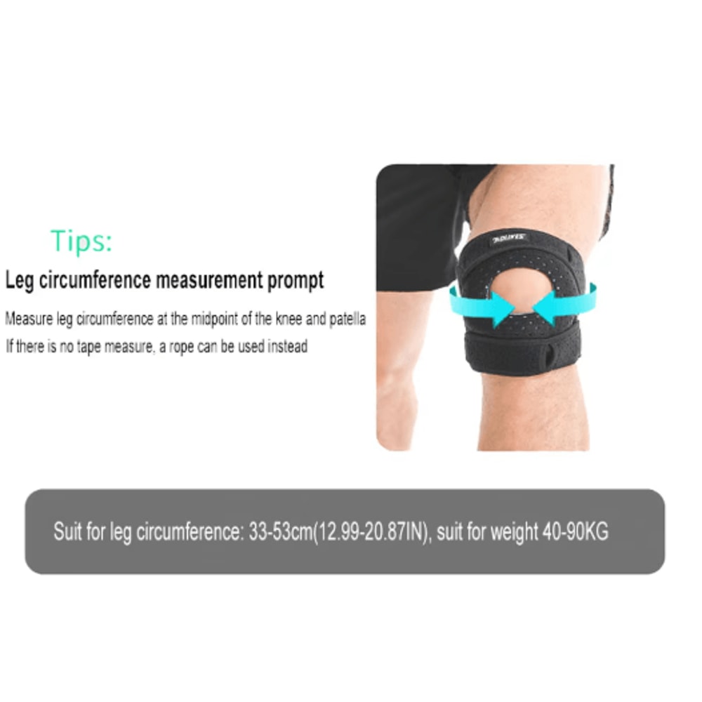 AOLIKES Patella Knee Brace Strap Gel Pad Patellar Tendon Support 5