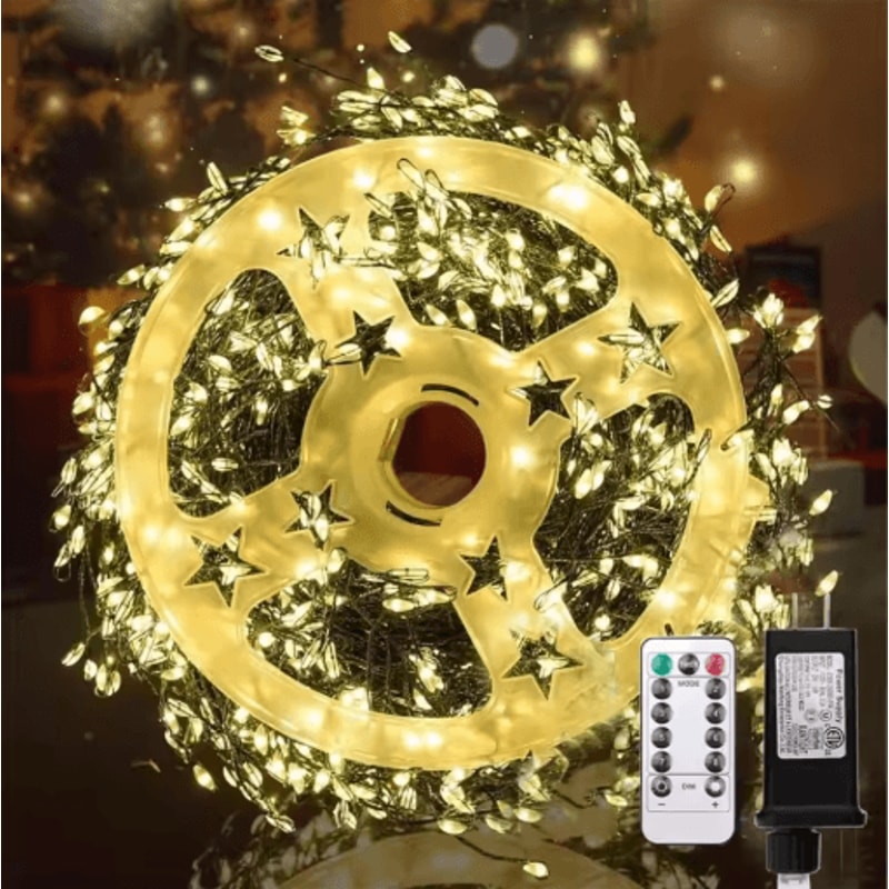 Outdoor Remote Control Copper Wire String Lights Starry Sky Decorative LED Lights 3
