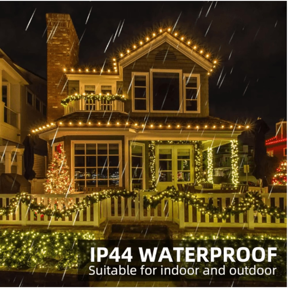 Outdoor Remote Control Copper Wire String Lights Starry Sky Decorative LED Lights 6