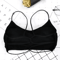 Removable Padded Wireless Sports Bra Elastic Yoga Workout Beauty Back Bra 4