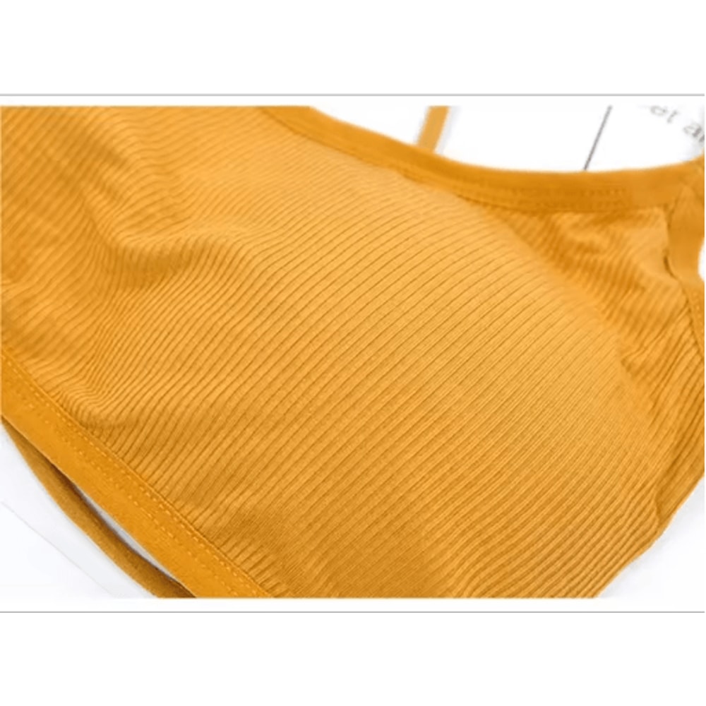 Removable Padded Wireless Sports Bra Elastic Yoga Workout Beauty Back Bra 7